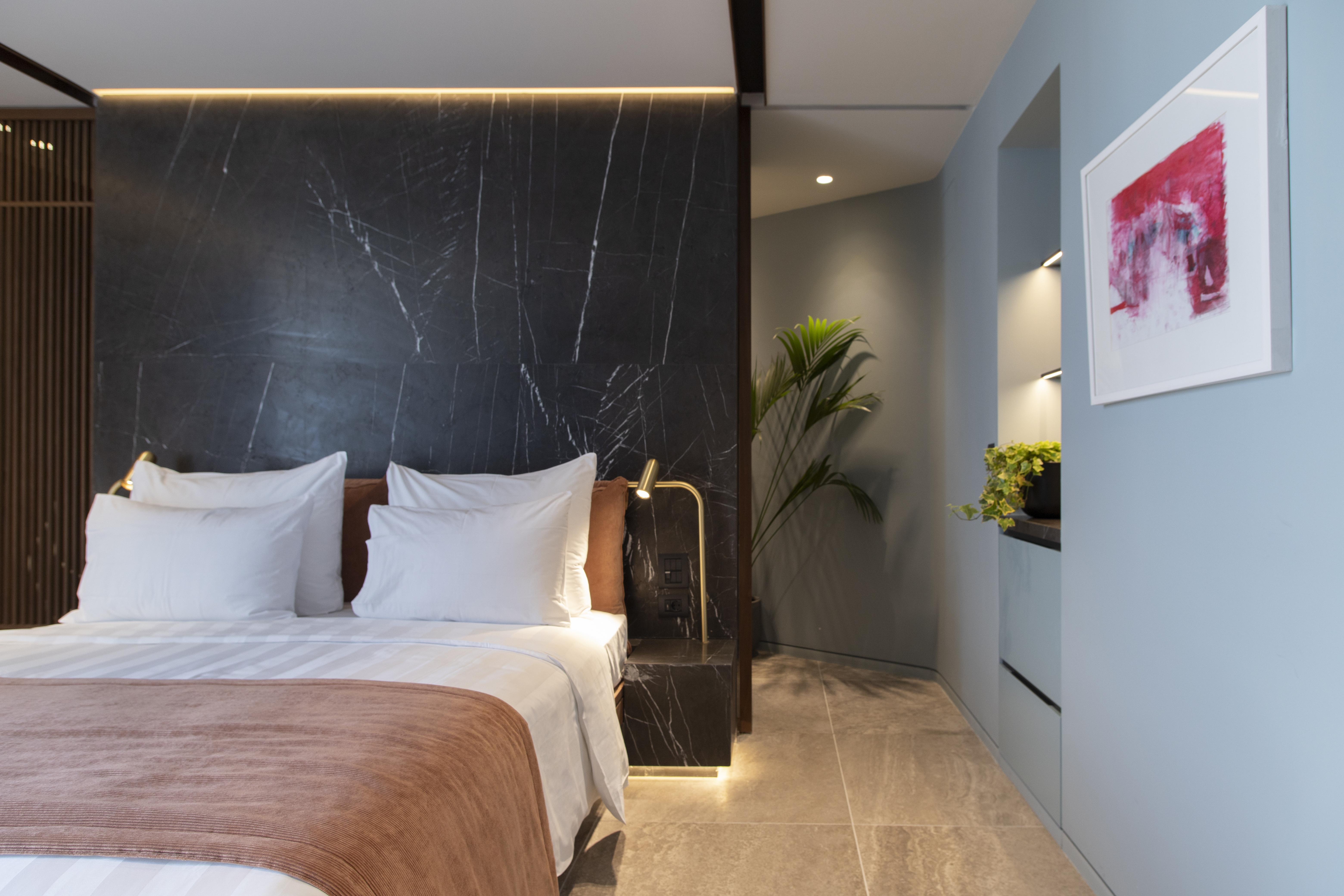 Perianth Hotel Athens Exterior photo A bedroom at the hotel