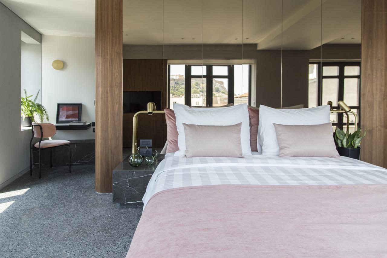 Perianth Hotel Athens Exterior photo A bedroom at the hotel