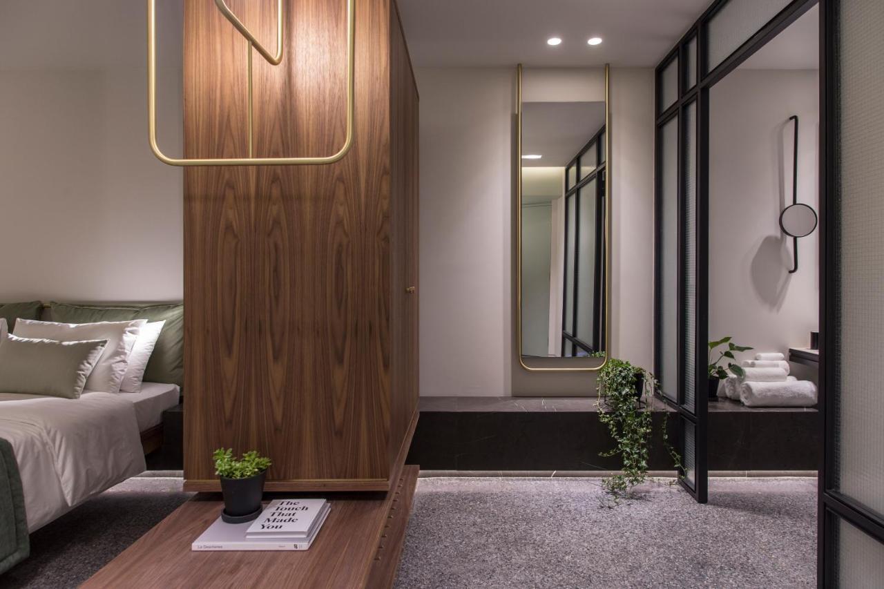 Perianth Hotel Athens Exterior photo The interior of a bedroom at The Standard East Village